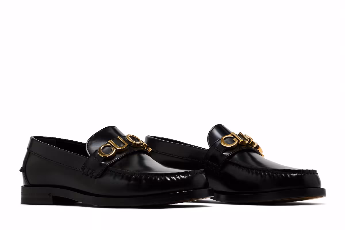 Gucci Cara Logo Snaffle Loafer Black, view 9