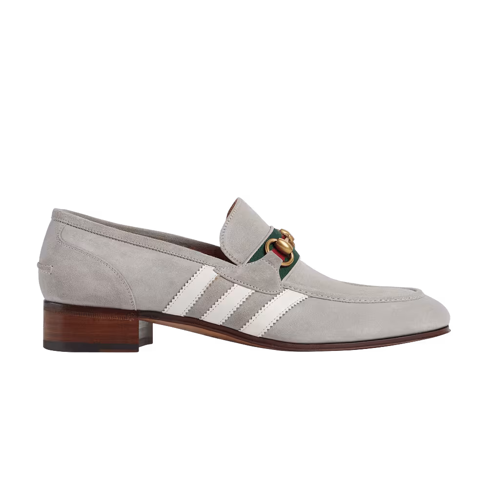 Adidas x Gucci Loafer Grey Suede