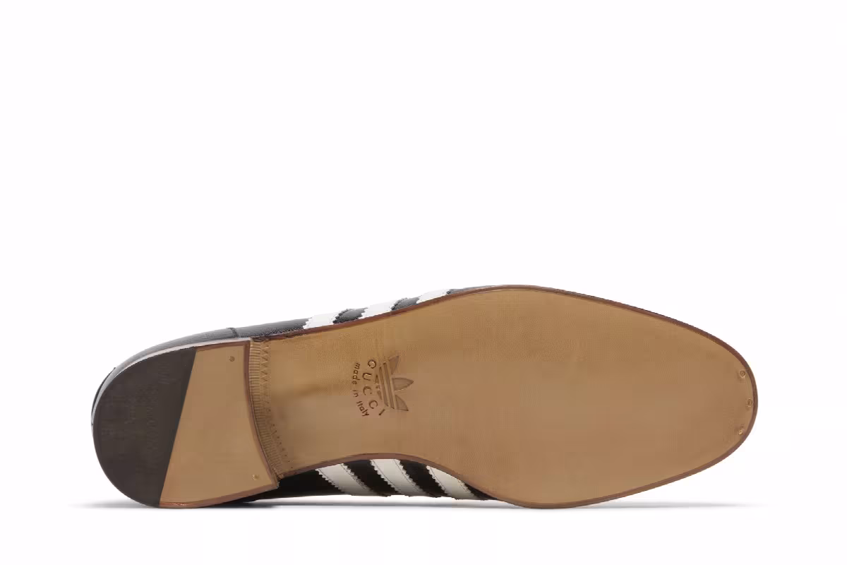 Adidas x Gucci Loafer Black Leather, view 5