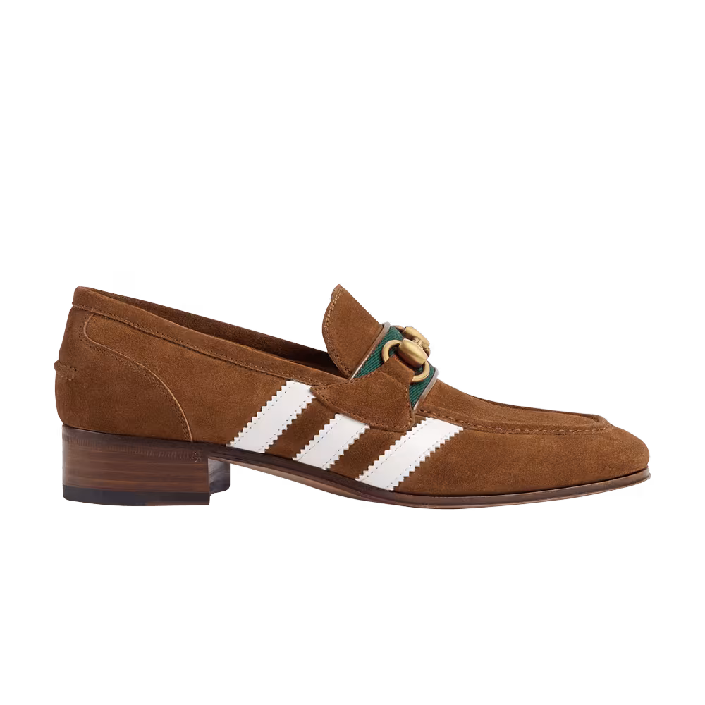 Adidas x Gucci Women's Loafer Light Brown Suede