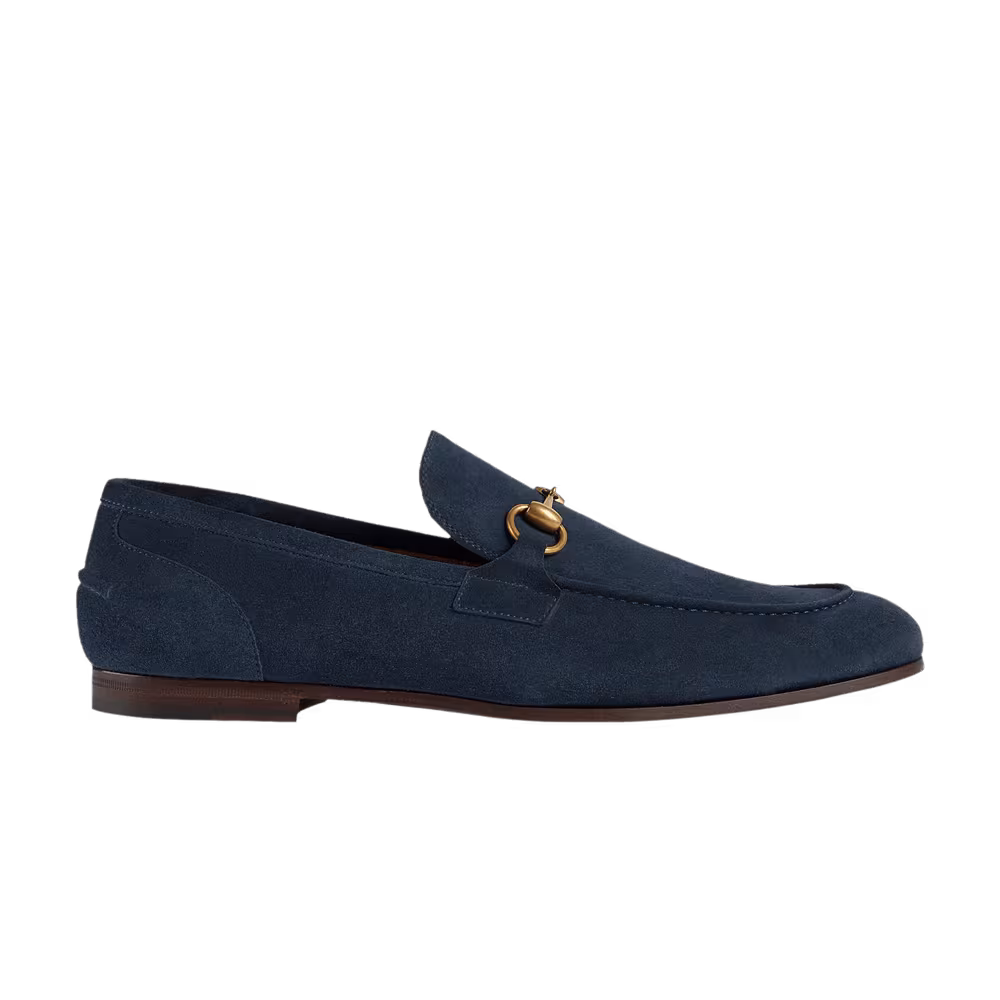 Gucci Jordaan Loafer Blue Suede