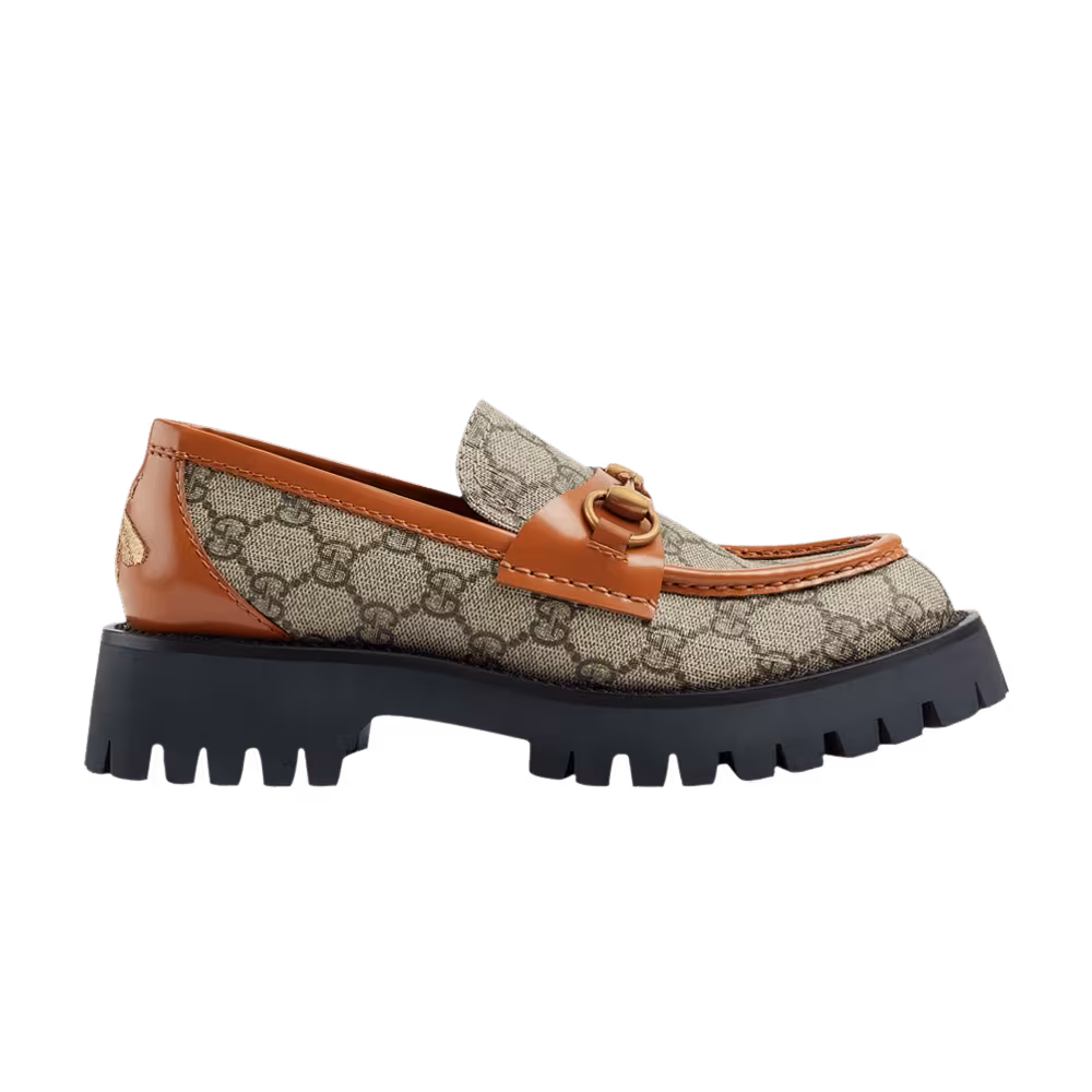 Gucci Women's Horsebit Loafer GG Monogram - Beige