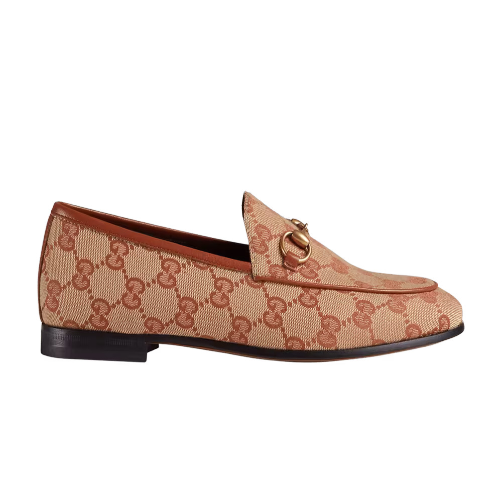 Gucci Women's Jordaan Loafer GG - Beige Rust