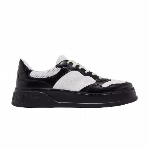 Gucci GG Embossed Sneaker 'Black White'