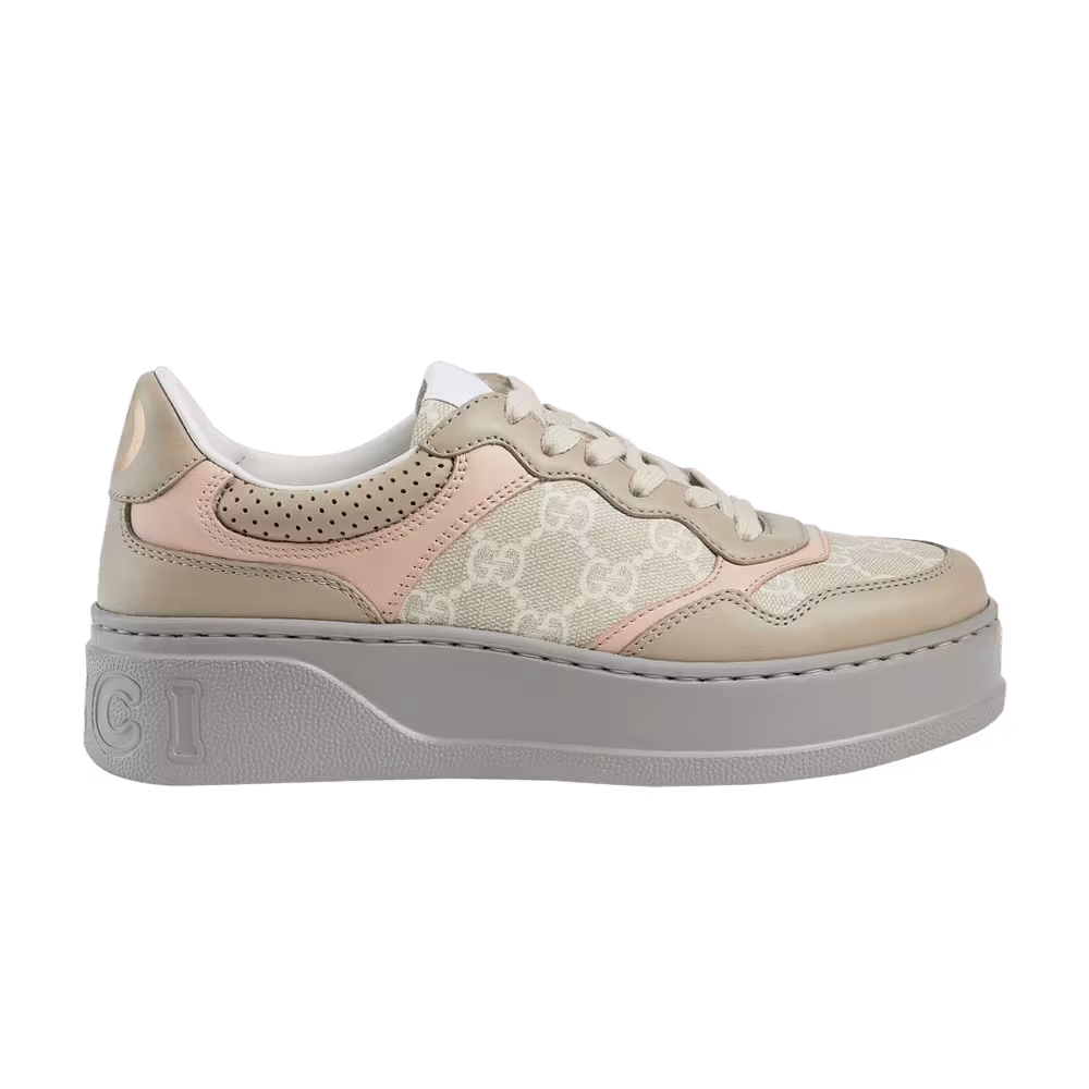 Gucci Women's GG Sneaker Oatmeal Light Pink