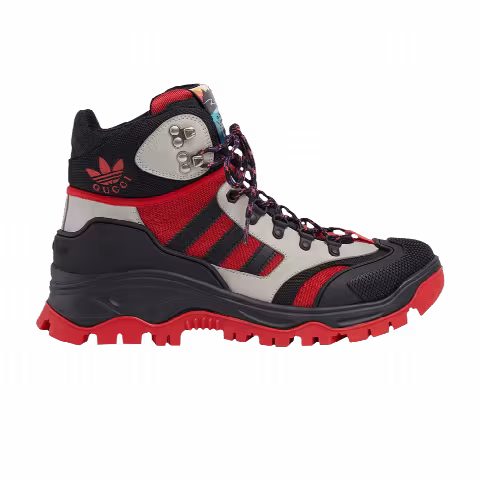 Adidas x Gucci Lace Up Boot 'Black Red'