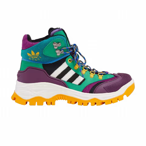 Adidas x Gucci Lace Up Boot 'Purple Green'