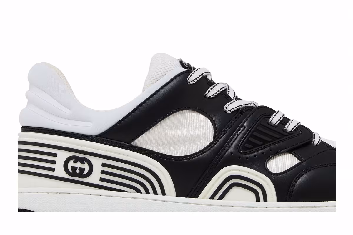 Gucci Basket Black White, view 3