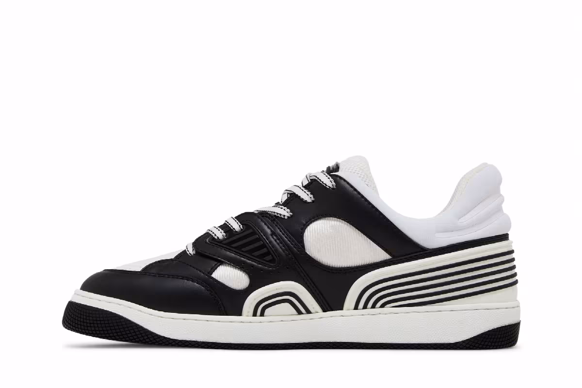 Gucci Basket Black White, view 4