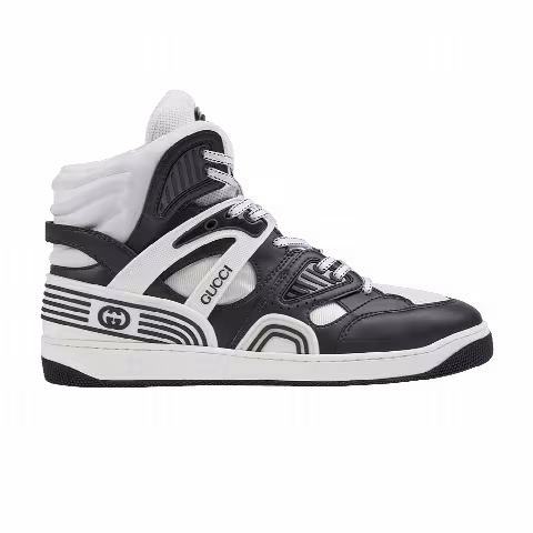 Gucci Basket High 'Black White'