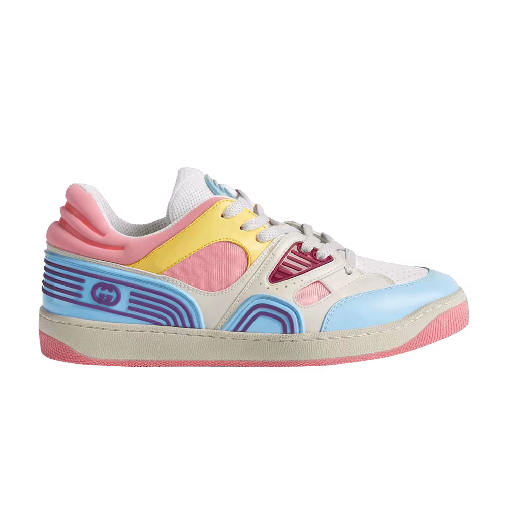 Gucci Women's Basket Light Blue Demetra Pink