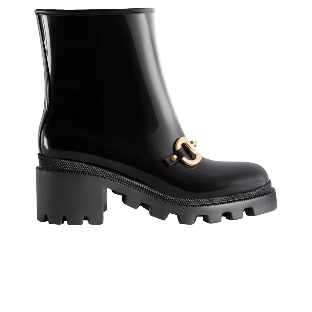 Gucci Women's Horsebit Ankle Boot Black