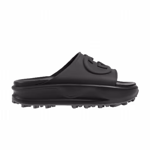 Gucci Wmns Slide Sandal 'Interlocking G - Black'