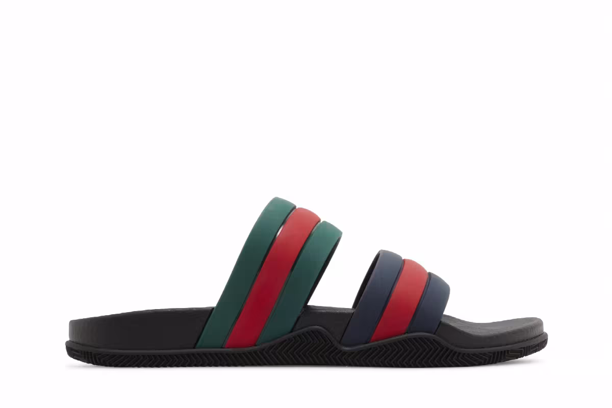 Gucci Agrado GRG Rubber Slide Black, view 2