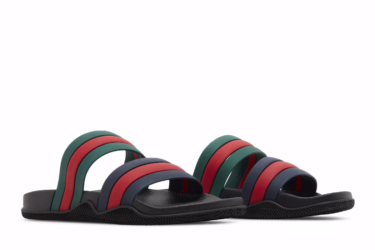 Gucci Agrado GRG Rubber Slide Black, view 9