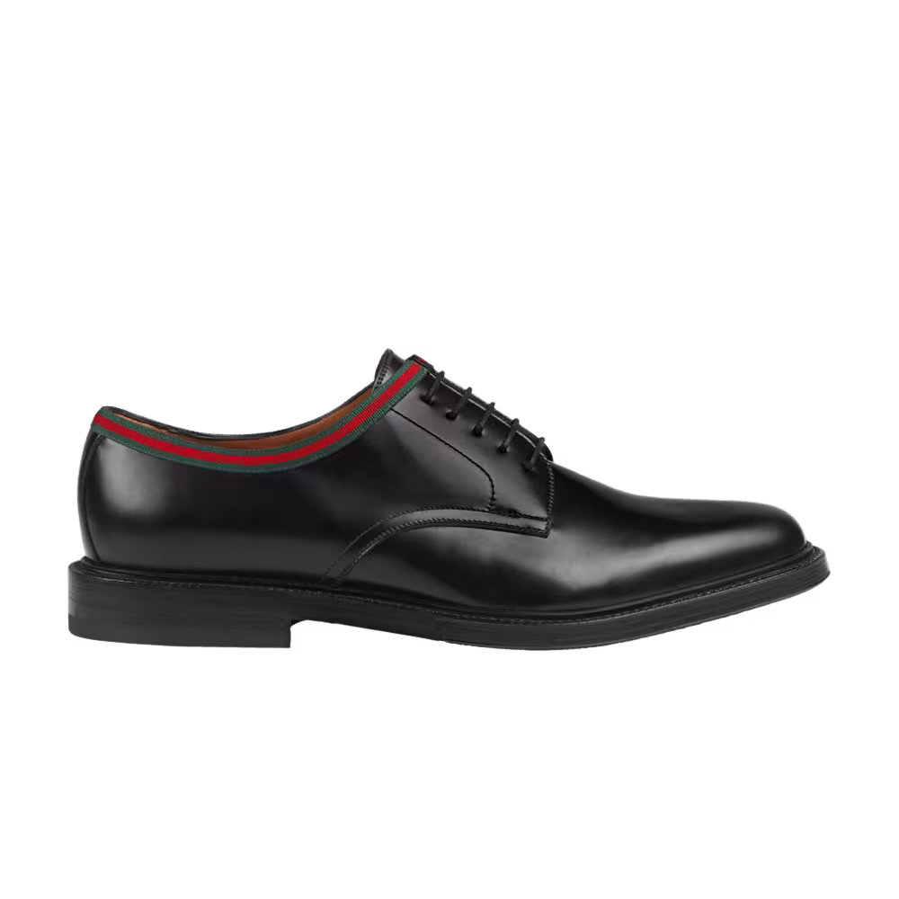 Gucci Web Lace Up Black Green Red