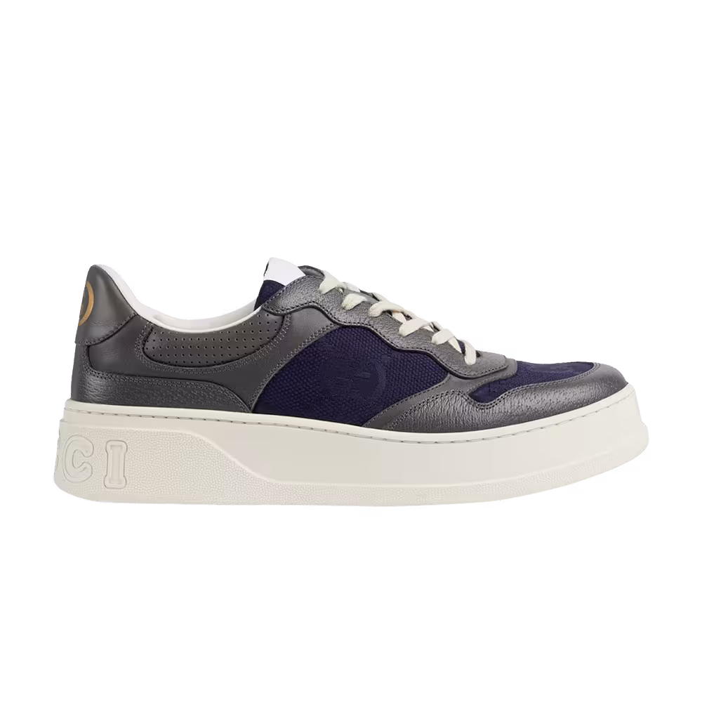 Gucci Lace Up Sneaker Grey Blue