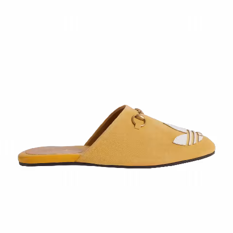 Adidas x Gucci Wmns Trefoil Slipper 'Yellow Suede'