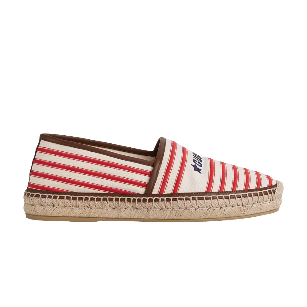 Gucci Espadrilles Embroidered Stripes