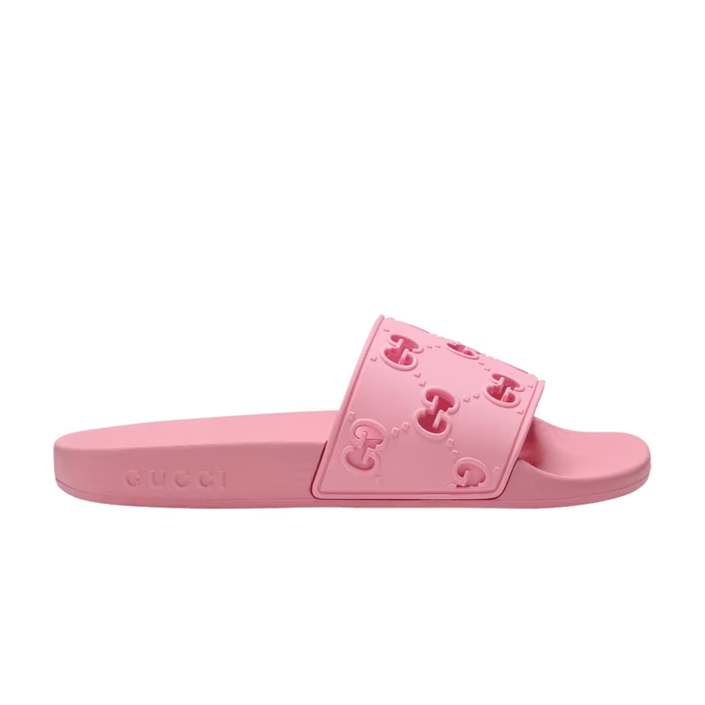 Gucci Women's GG Slide Rubber Pink