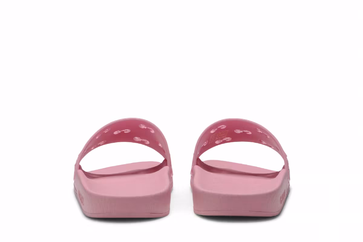 Gucci Women's GG Slide Rubber Pink, view 7