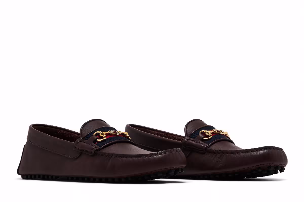 Gucci Driver Horsebit - Brown, view 9