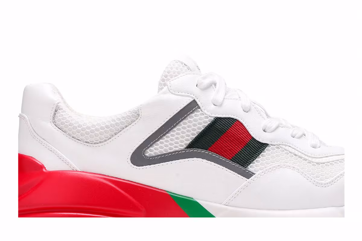 Gucci Rhyton White Red Green Reflective, view 3