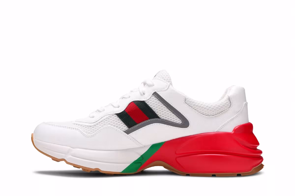 Gucci Rhyton White Red Green Reflective, view 4