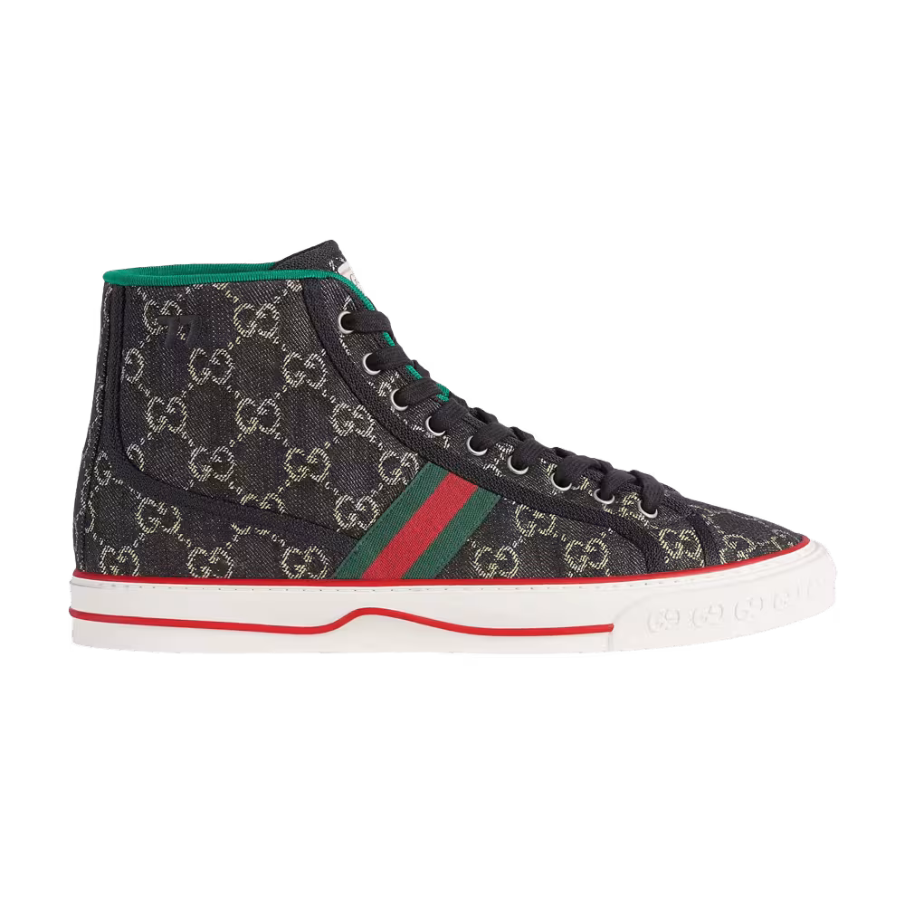 Gucci Tennis 1977 High Black Mini GG