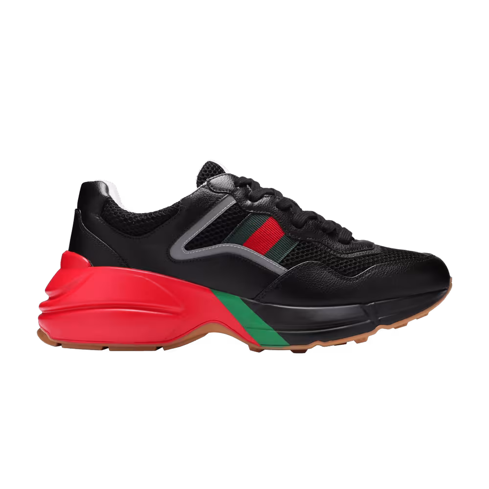 Gucci Rhyton Black Red Green Reflective