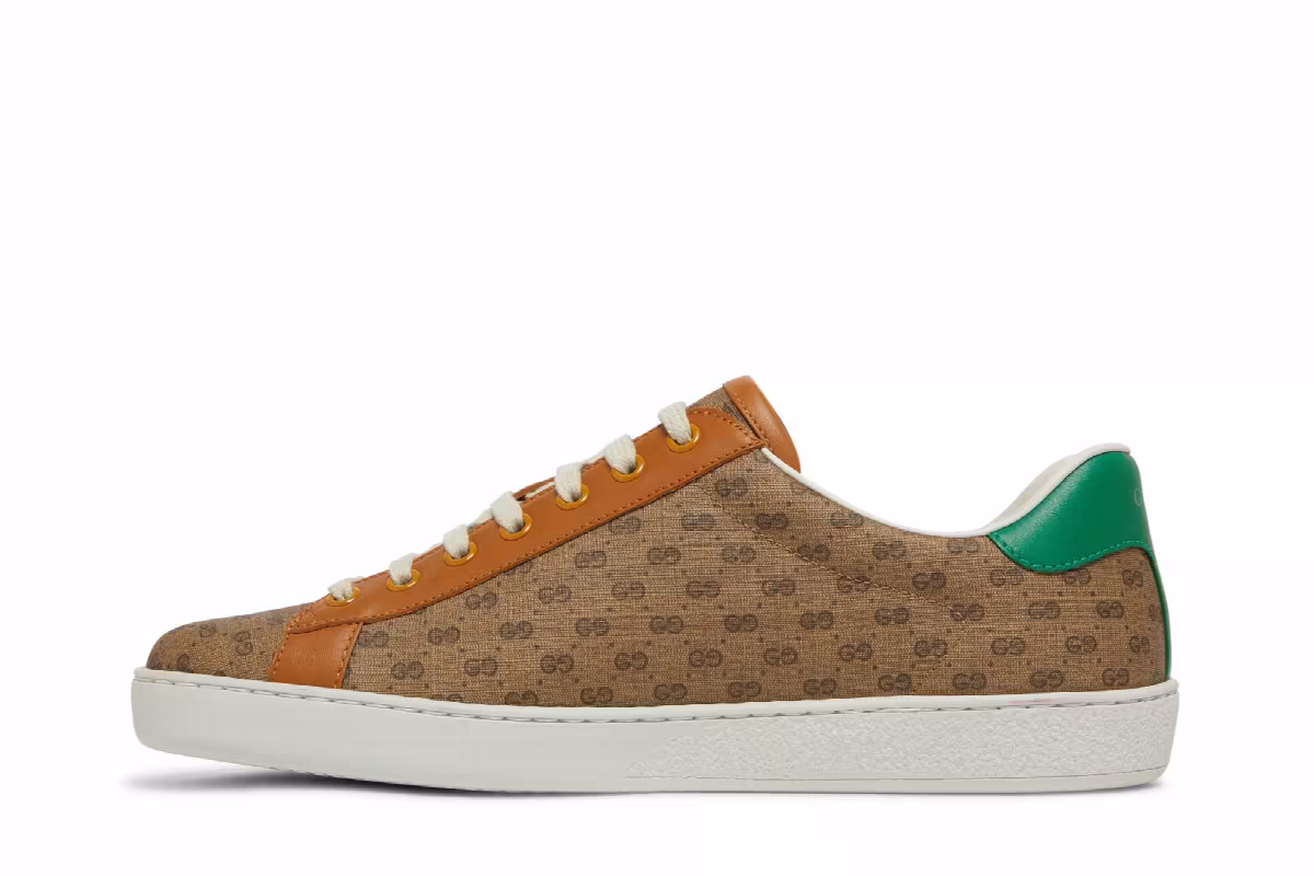 Disney x Gucci Ace Low Mickey Mouse - Beige, view 4