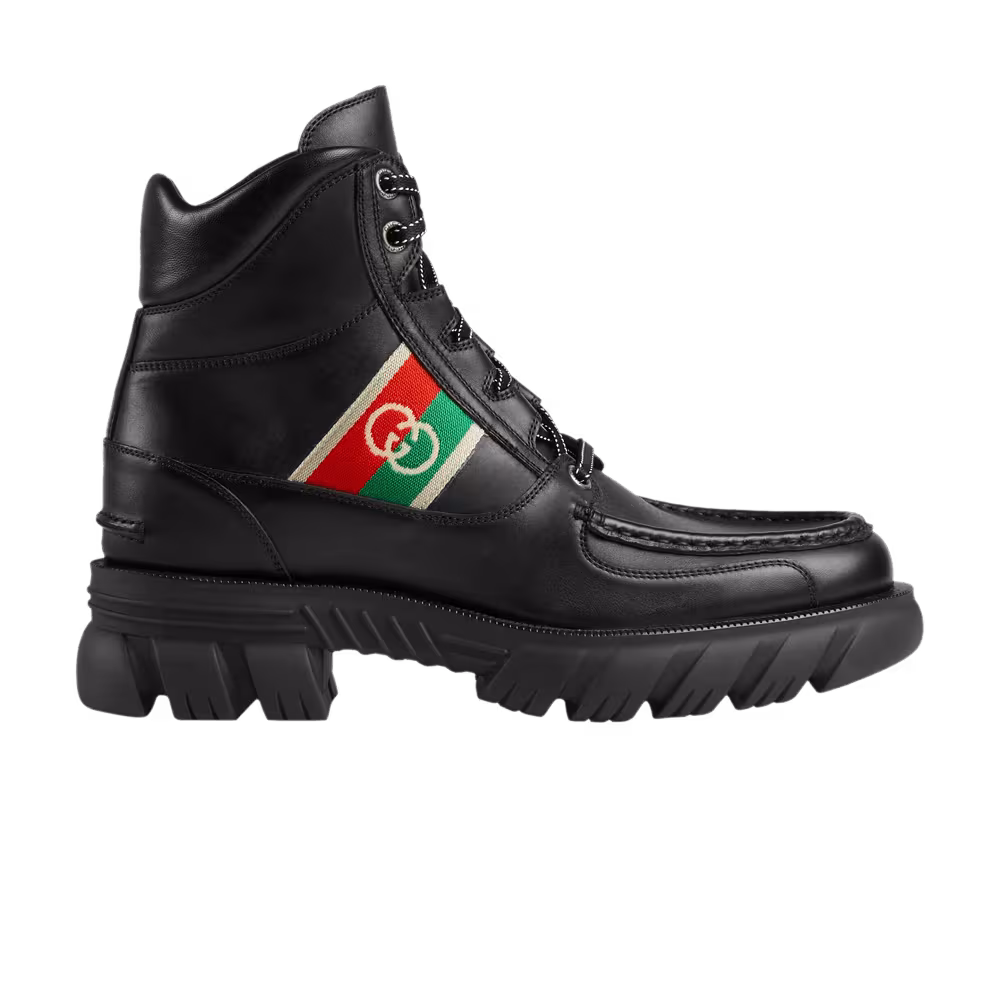 Gucci Ankle Boot Interlocking G - Black