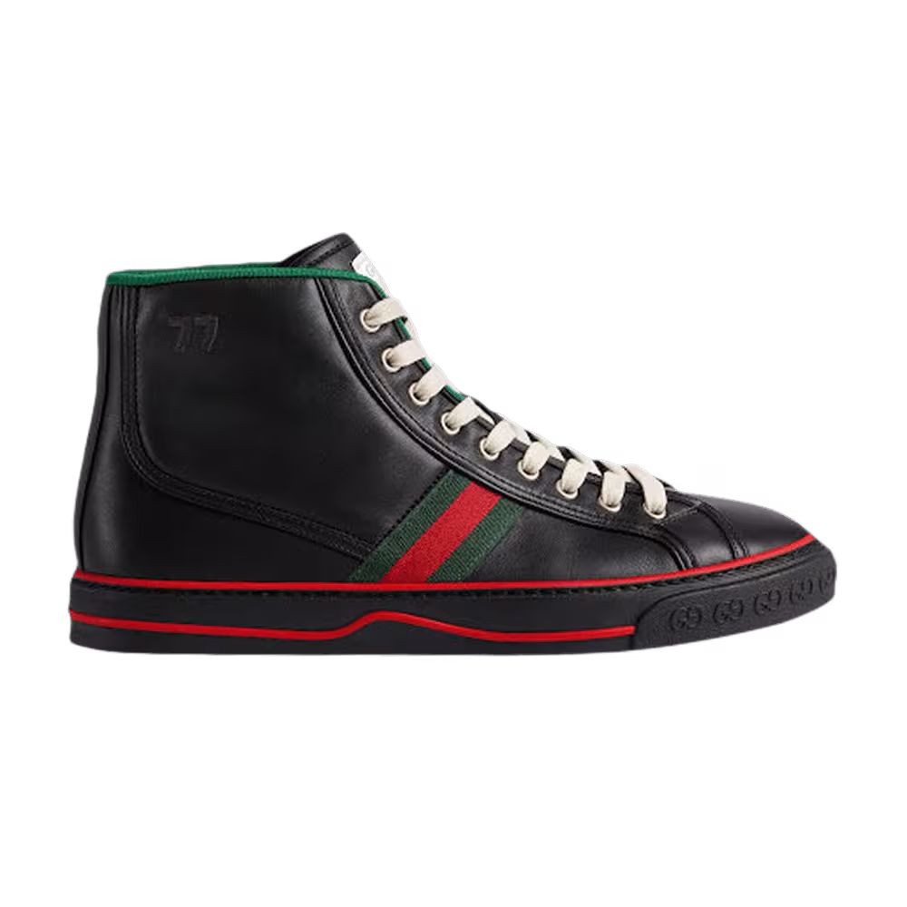 Gucci Tennis 1977 High Black Red Green