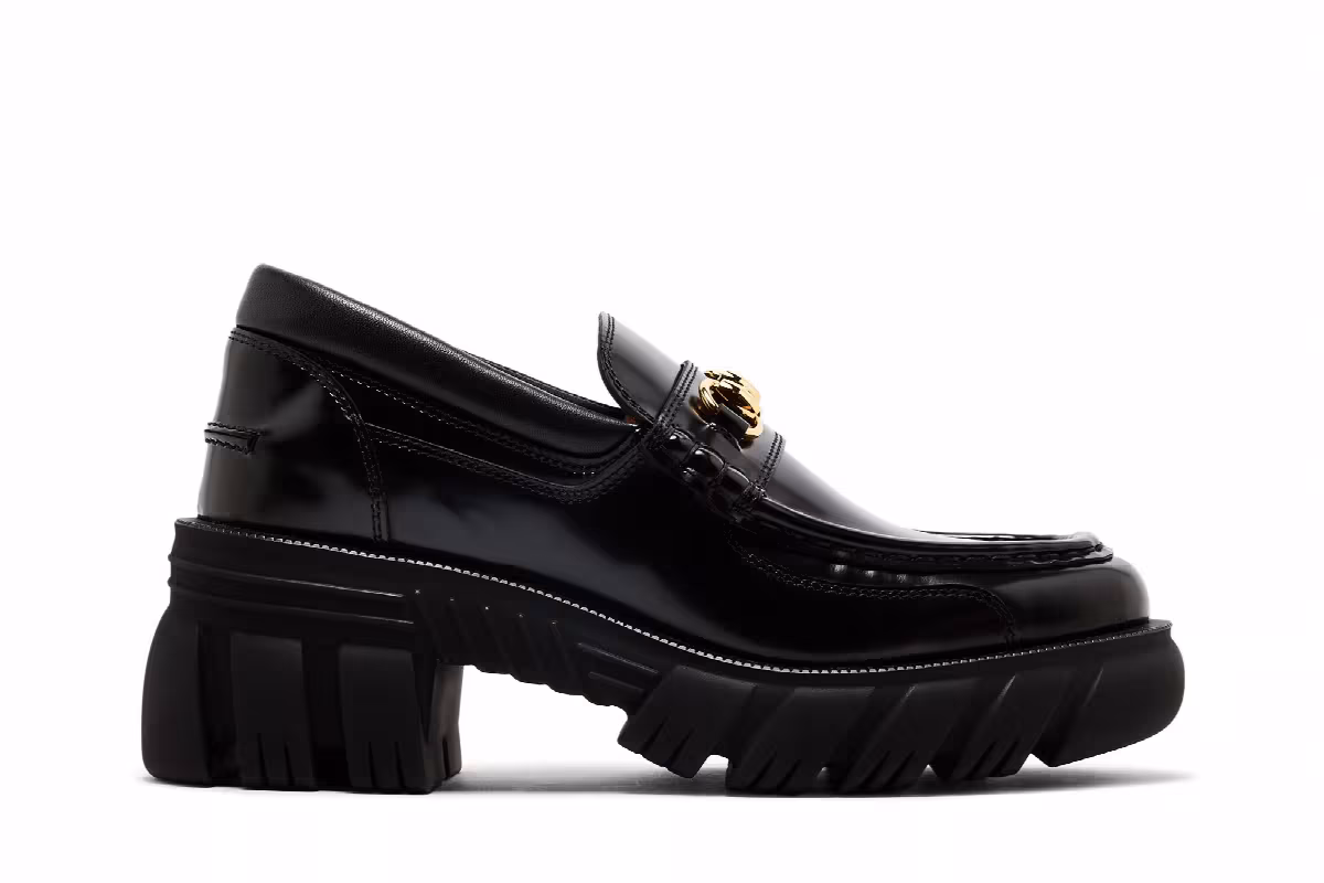 Gucci Women's Horsebit Lug Sole Loafer Black, view 2