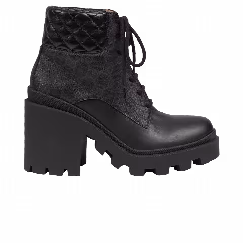 Gucci Wmns GG Ankle Boot 'Black GG Supreme'