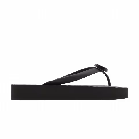 Gucci Wmns Chevron Thong Sandal 'Black'