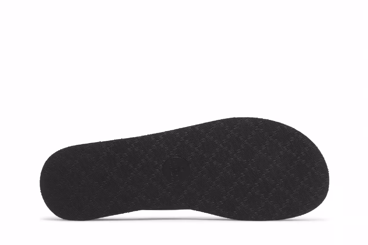 Gucci Women's Chevron Thong Sandal Black, view 5