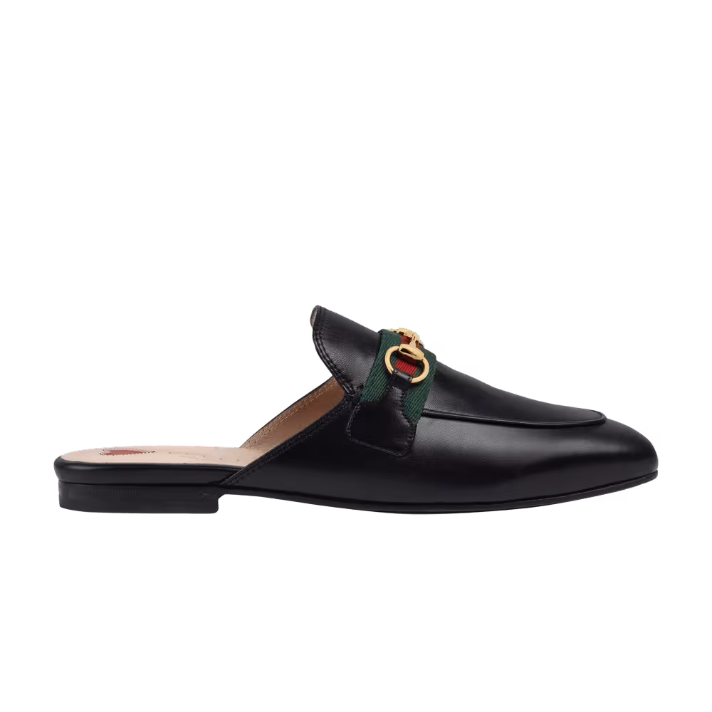 Gucci Women's Princetown Leather Slipper Black