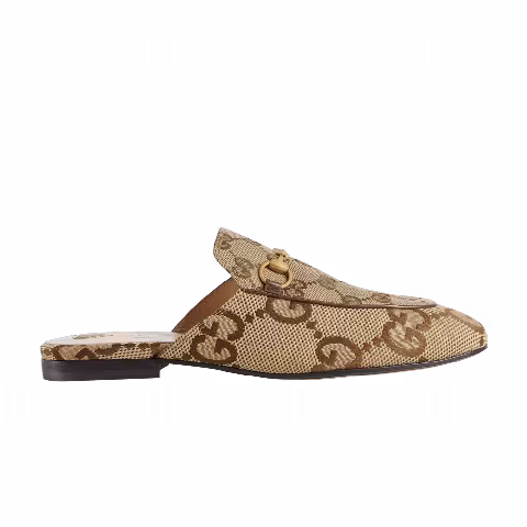 Gucci Wmns Jumbo GG Princetown Slipper 'Camel'