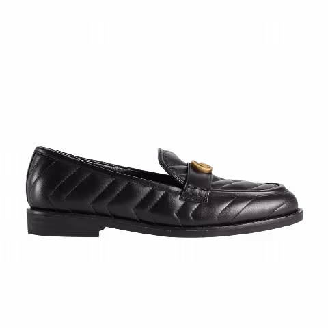 Gucci Wmns Double G Loafers 'Black'