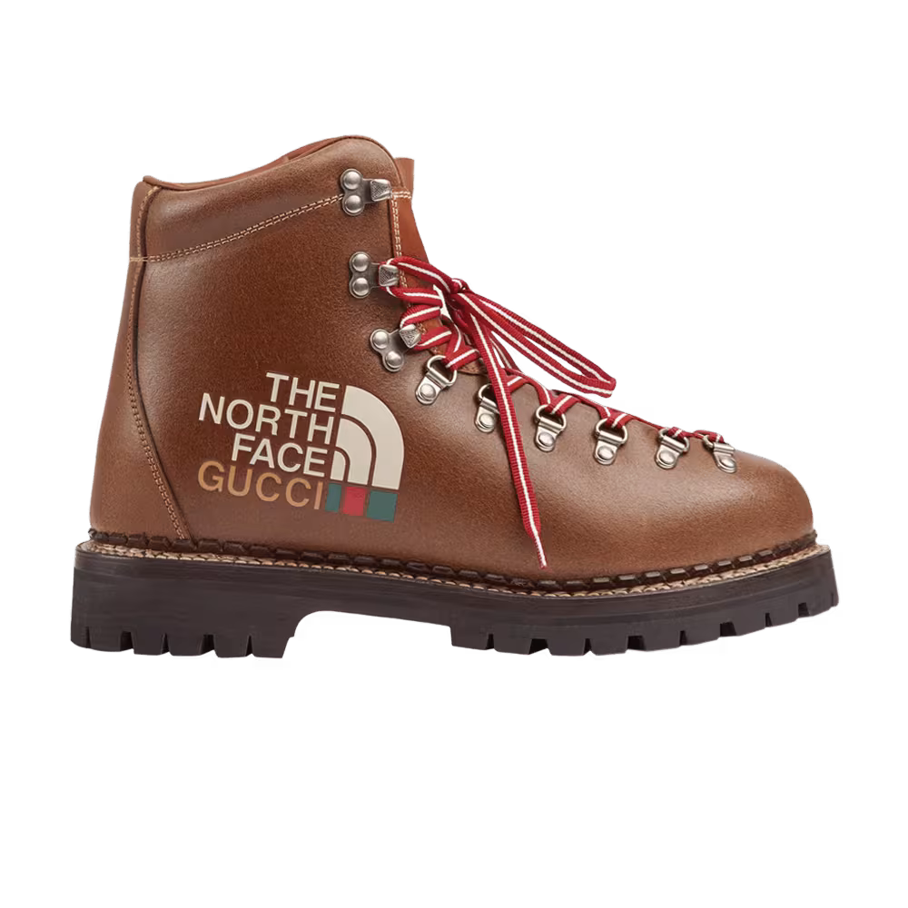 The North Face x Gucci Ankle Boot Brown