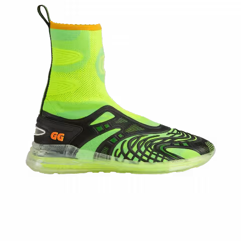 Gucci Ultrapace R Mid 'Neon Green Black'