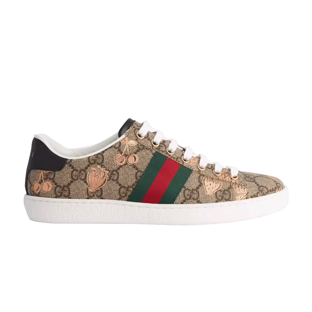 Gucci Women's Ace GG Supreme Berry Print