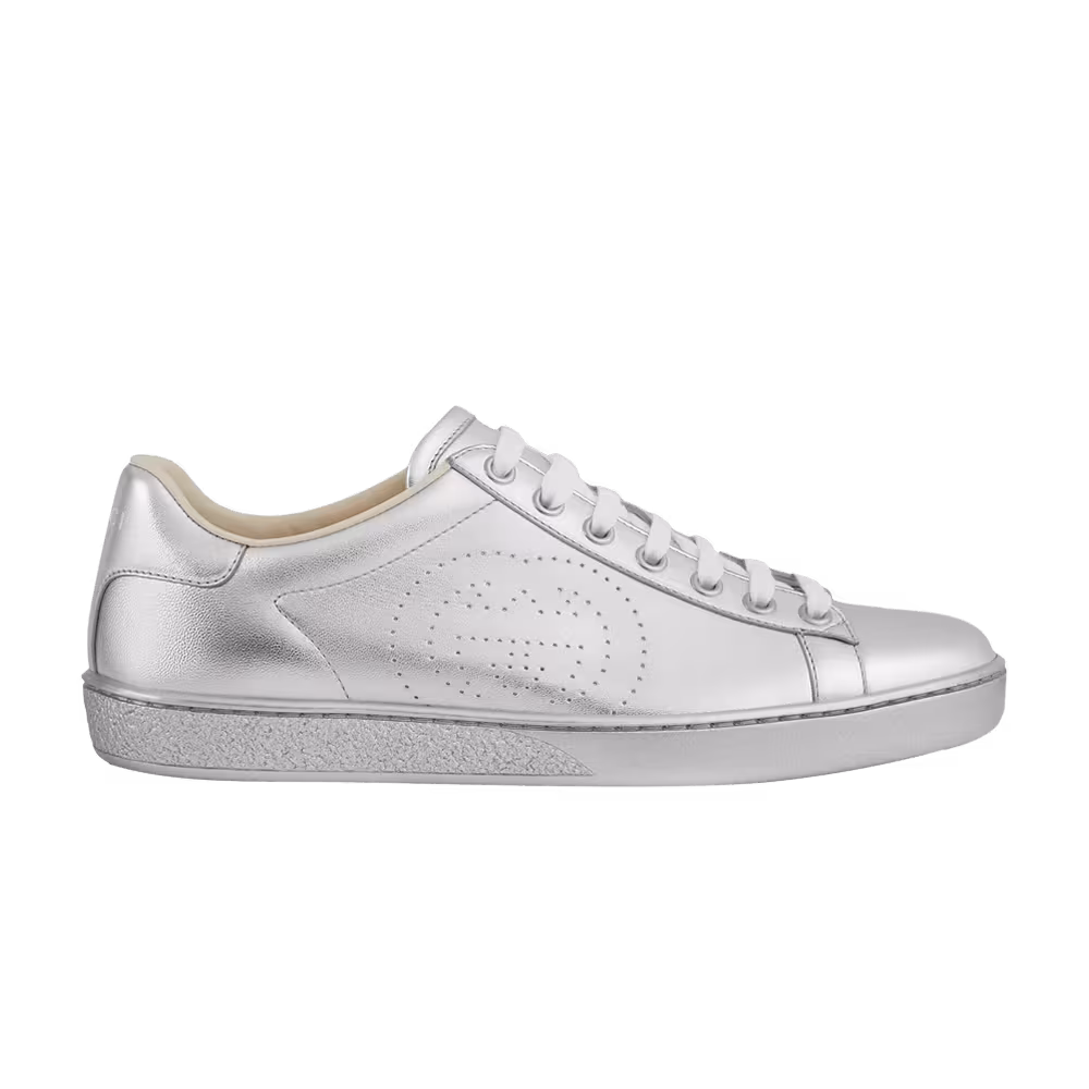 Gucci Women's Ace Metallic Silver