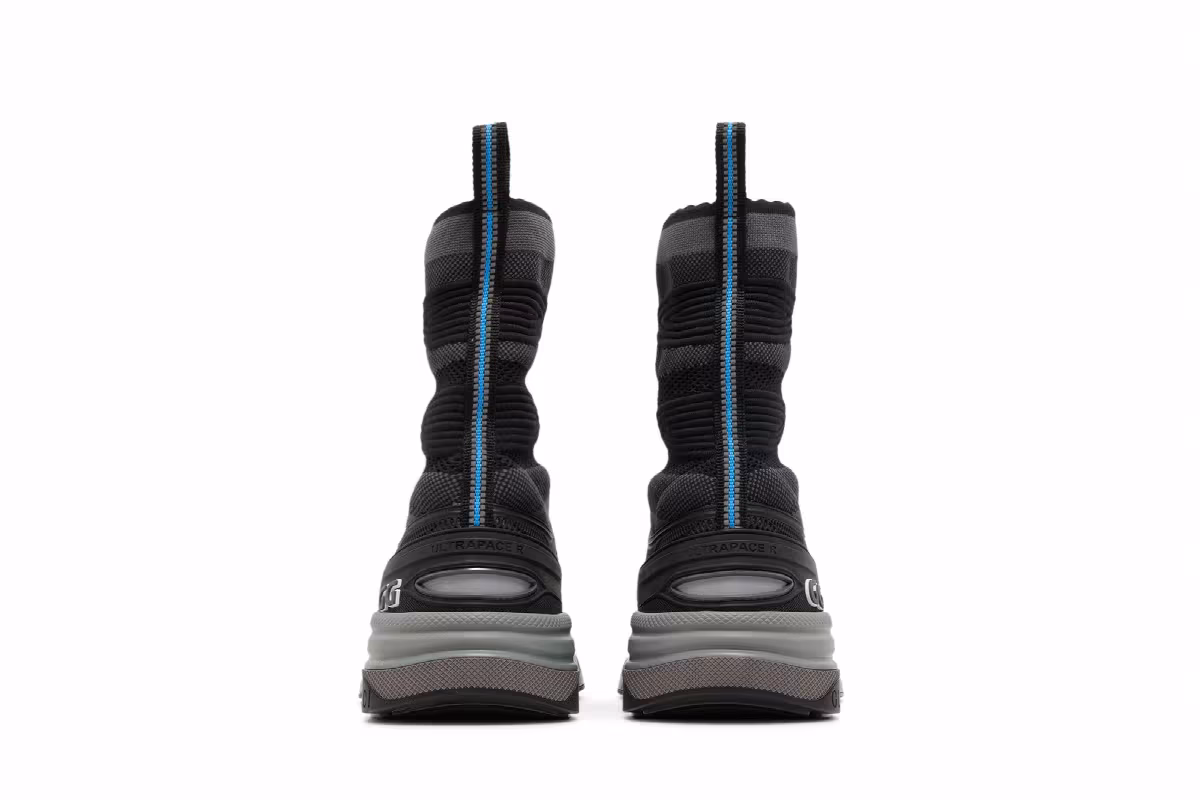 Gucci Ultrapace R Mid Black Grey, view 7