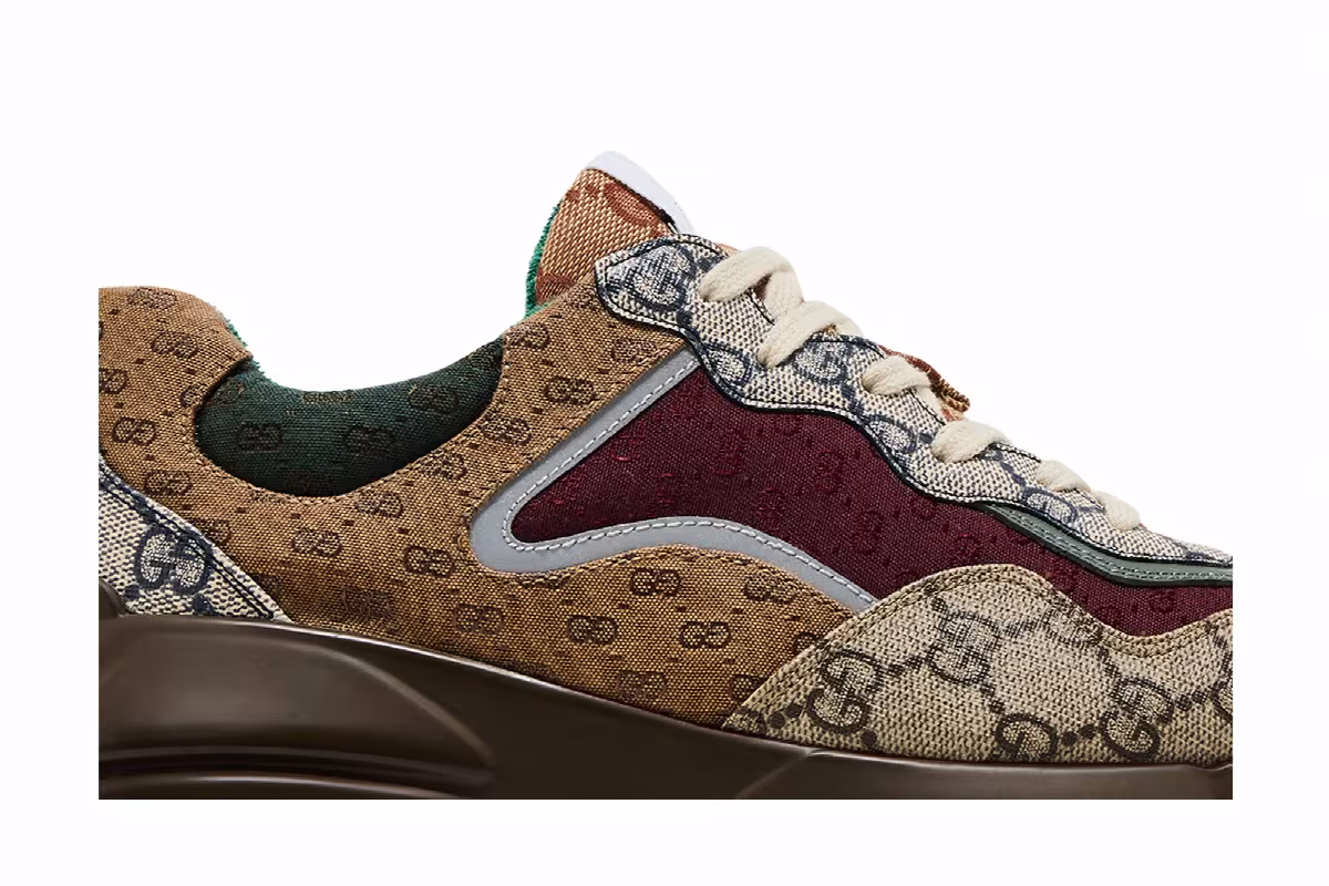 Gucci Rhyton Beige Brick Red, view 3