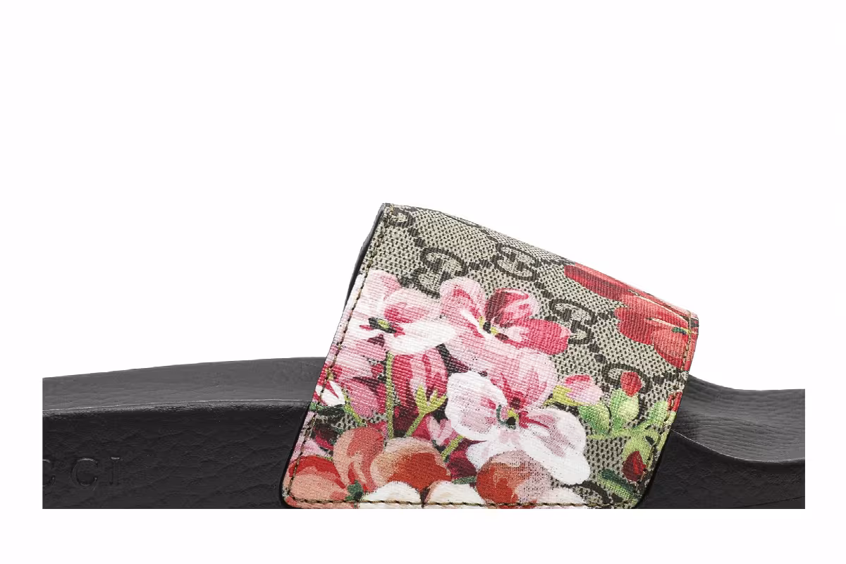 Gucci Women's GG Supreme Slide Blooms, view 3