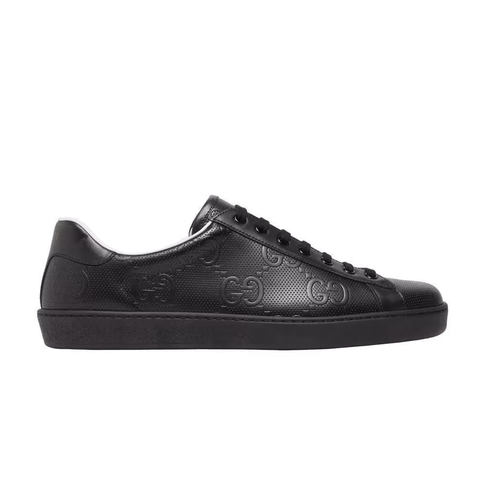 Gucci Ace GG Embossed - Black