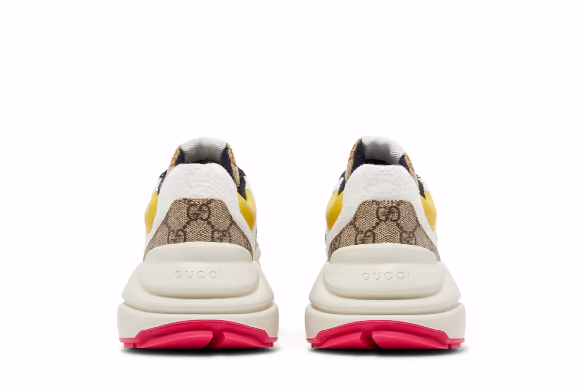 Gucci GG Rhyton Beige White Yellow, view 7