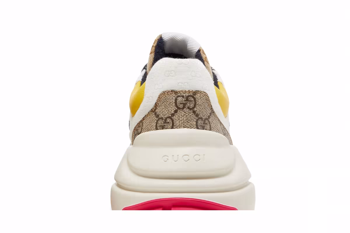 Gucci GG Rhyton Beige White Yellow, view 8